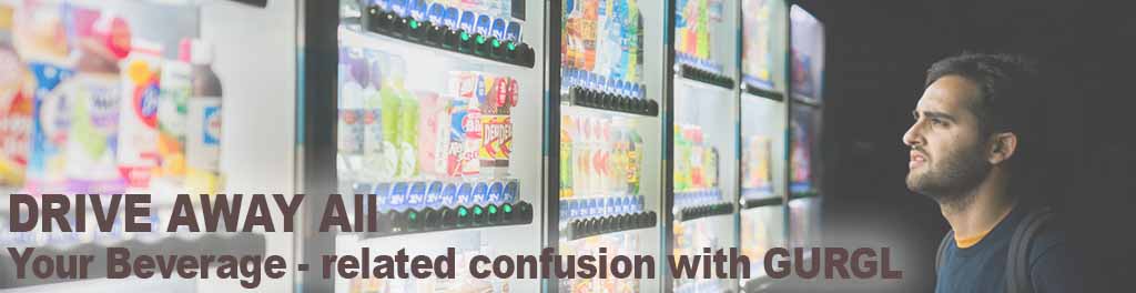 A man standing in front of a vending machine with the words drive away ai.