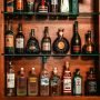 assorted bottles of liquor on shelf